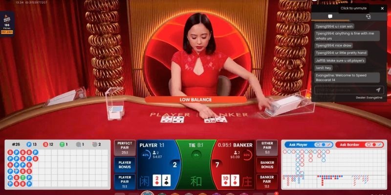 Cổng MG và trò chơi game bài Baccarat