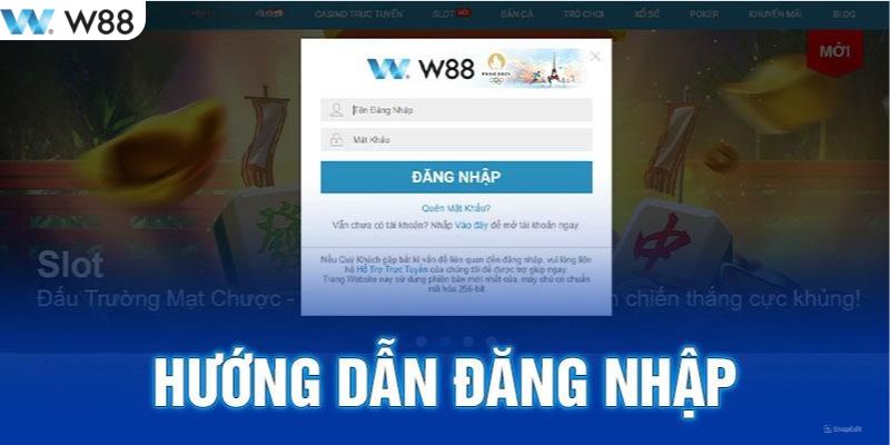 Chi tiết cách đăng nhập W88 bet chỉ với 3 bước