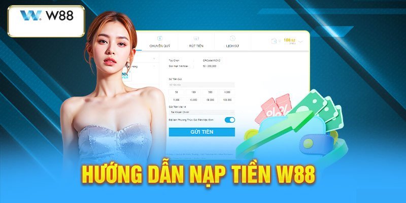 Hướng dẫn cách nạp tiền W88 qua tài khoản ngân hàng