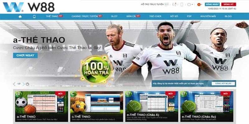 Những lý do bạn nên tham gia tại sảnh cược thể thao W88 bet